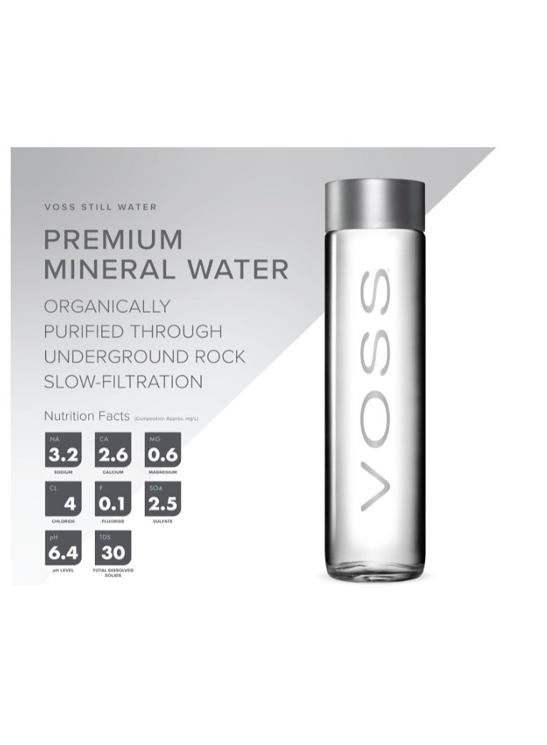 فوس زجاجة مياه فوس الطبيعية 800 مل × 12 - Image 3